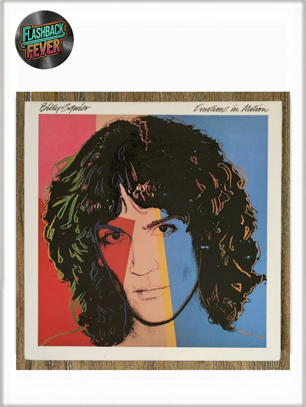 BILLY SQUIER•Emotions In Motion•July 23, 1982 US (#ST-12217)Jacksonville 1st Pre